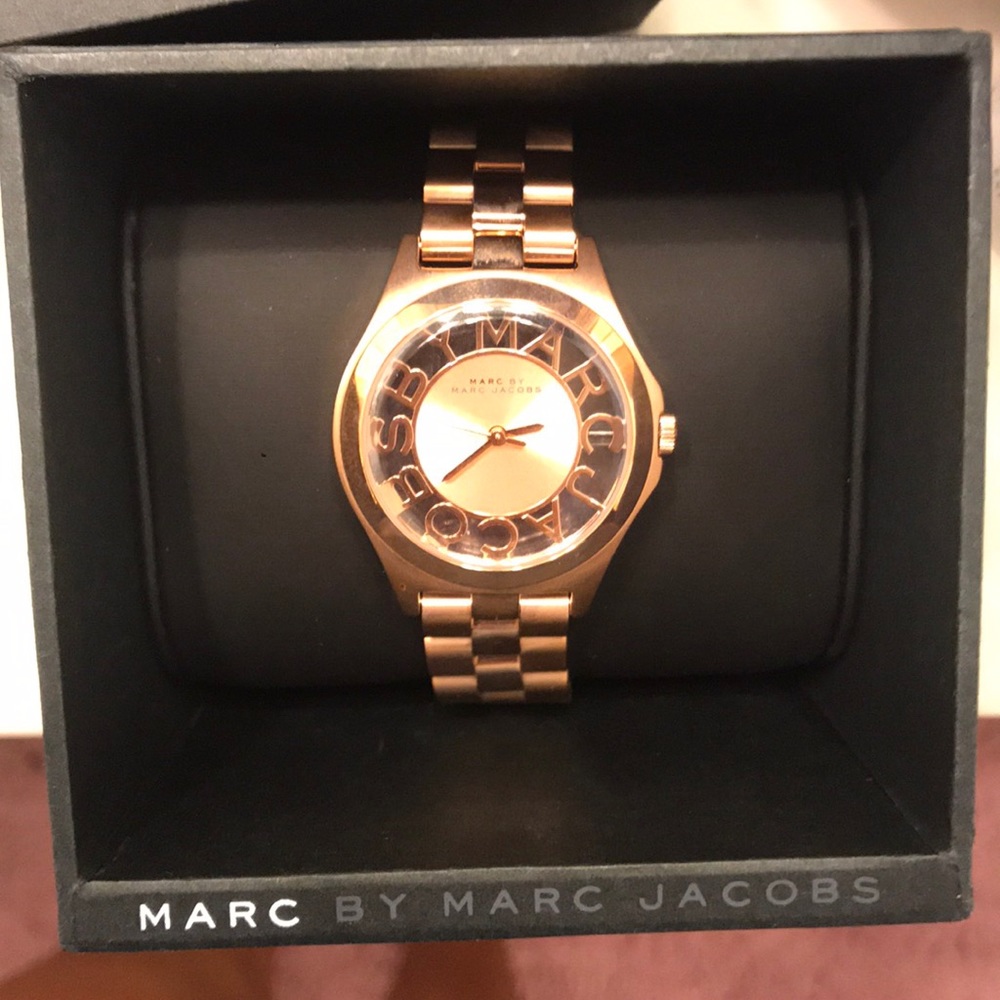 Marc by Marc Jacobs rose gold watch